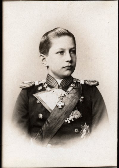 Portrait of Prince Adalbert of Prussia (1884-1948) by French Photographer